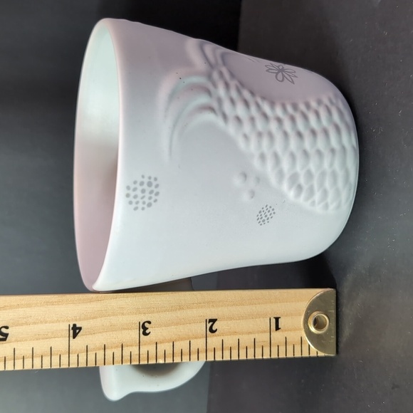 2016 Starbucks Anniversary Siren Tail 3D Gray Ceramic Coffee Mug,12 fl oz. - Picture 7 of 8